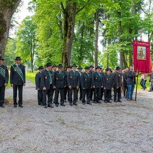 Kameraden bei der Fronleichnamsprozession