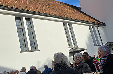 Die 70 Jahre alte Kirche von Frauental an der Laßnitz erstrahlt zum Jubiläum in neuem Glanz dank der Mithilfe vieler