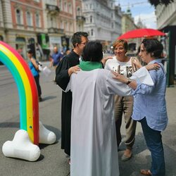 Viele wunderbare und wertvolle Begegungen, Gespräche und persönliche Segensgebete.