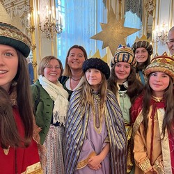 Sternsinger der Jungschar Bad Aussee zu Gast bei Bundespräsident van der Bellen