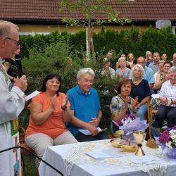 Gastgarten der Bäckerei Koller