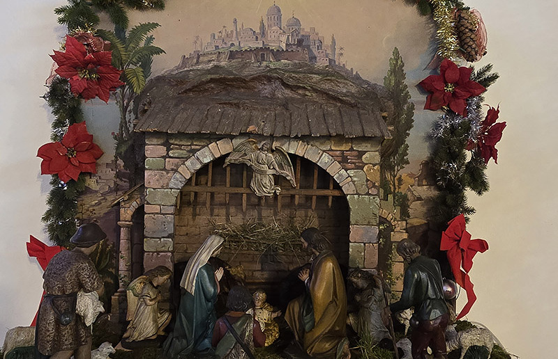 Krippe / Krautwaschl Krippe in der Pfarrkirche zum hl. Valentin in Wettmannstätten