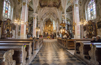 Die Frauenkirche von Pernegg wurde 1461 als gotische Kirche errichtet.